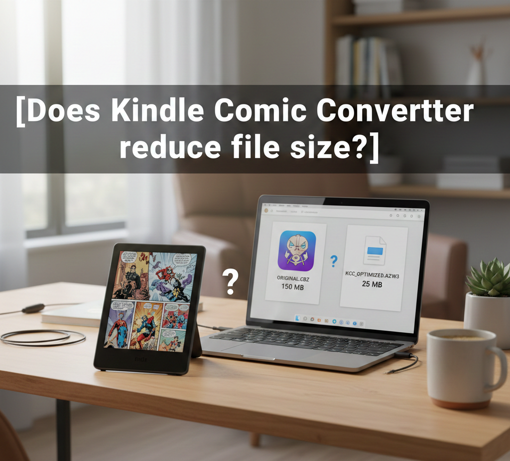 Does Kindle Comic Converter reduce file size